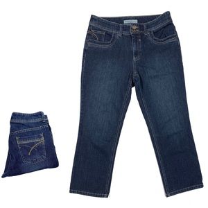 Chico’s Platinum Ultimate Fit Dark Wash Jeans Chico’s Size 6 Cropped Lenght